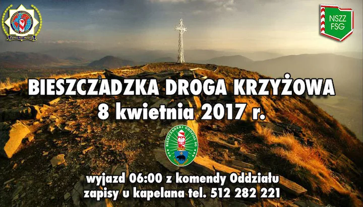 8 kwietnia 2017 r. – Bieszczadzka Droga Krzyżowa