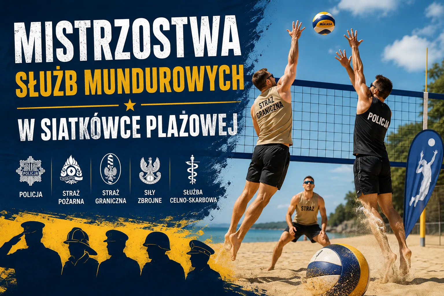 X Mistrzostwa Polski Służb Mundurowych w siatkówce plażowej