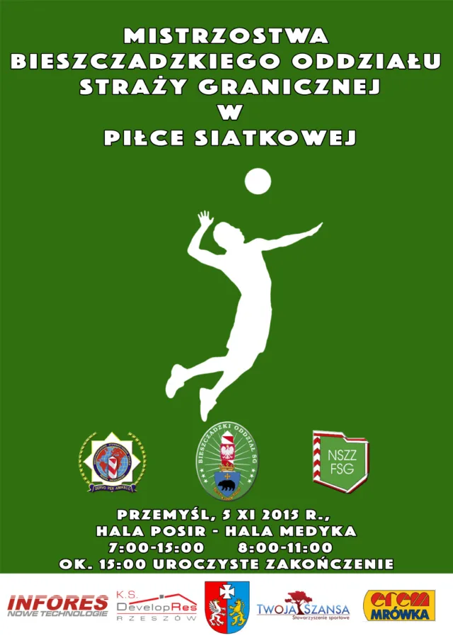 Zapraszamy na Mistrzostwa Bieszczadzkiego Oddziału SG w siatkówce