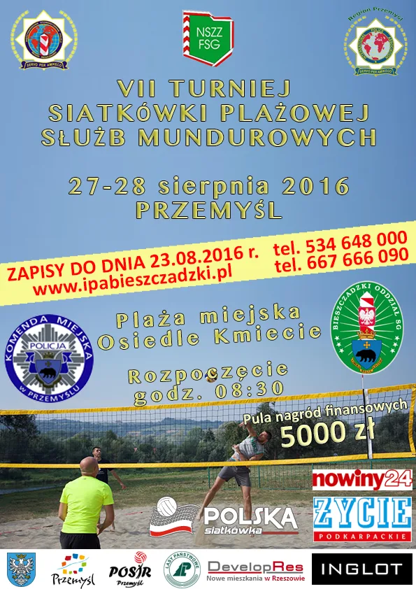 VII Turniej Siatkówki Plażowej Służb Mundurowych