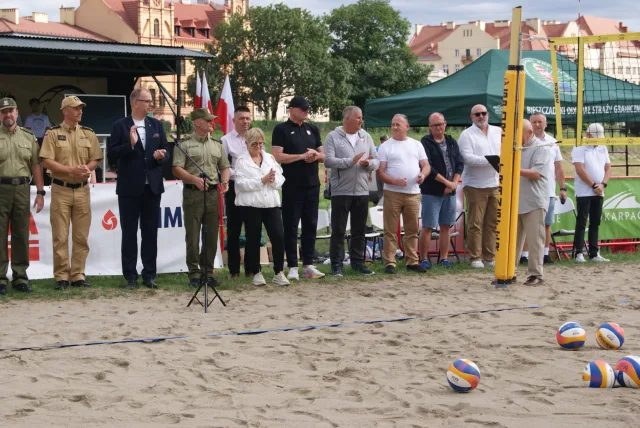 OTWARCIE X MISTRZOSTW POLSKI SŁUŻB MUNDUROWYCH W SIATKÓWCE PALŻOWEJ