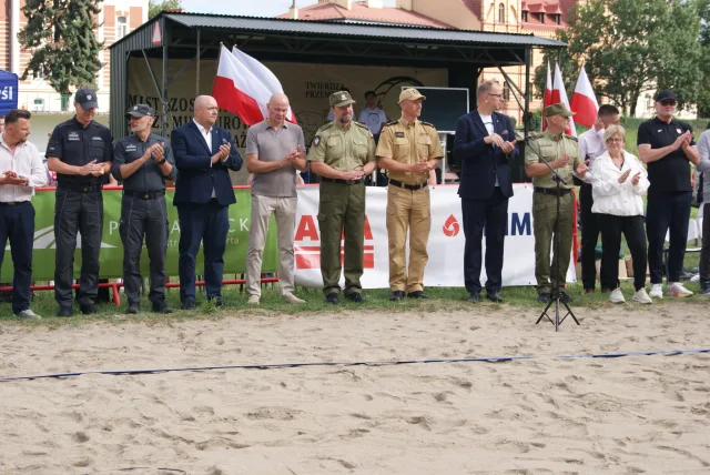 OTWARCIE X MISTRZOSTW POLSKI SŁUŻB MUNDUROWYCH W SIATKÓWCE PALŻOWEJ